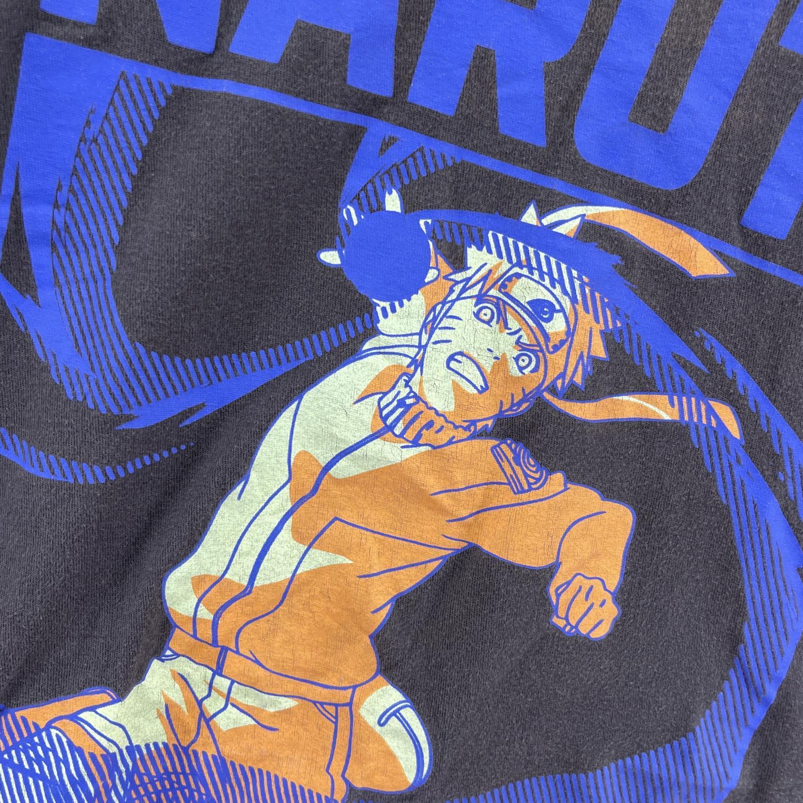 半袖Tシャツ 00s NARUTO うずまきナルト 螺旋丸 M M グレー
