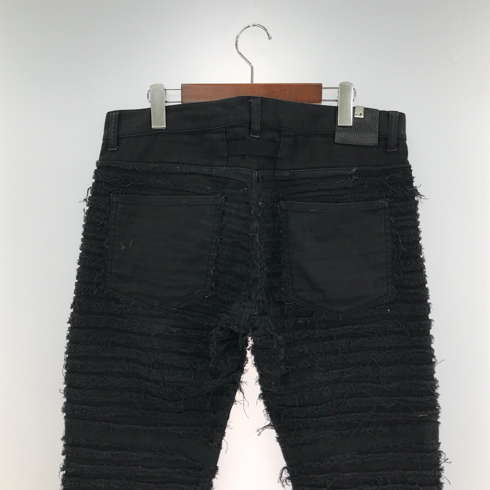 デニムパンツ ×Blackmeans デザインデニムパンツ BLK ブラック