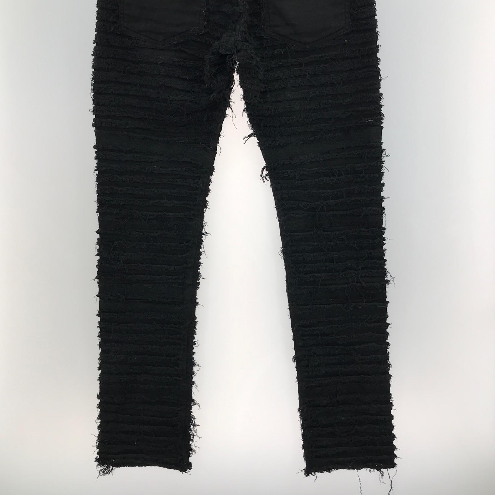 デニムパンツ ×Blackmeans デザインデニムパンツ BLK ブラック