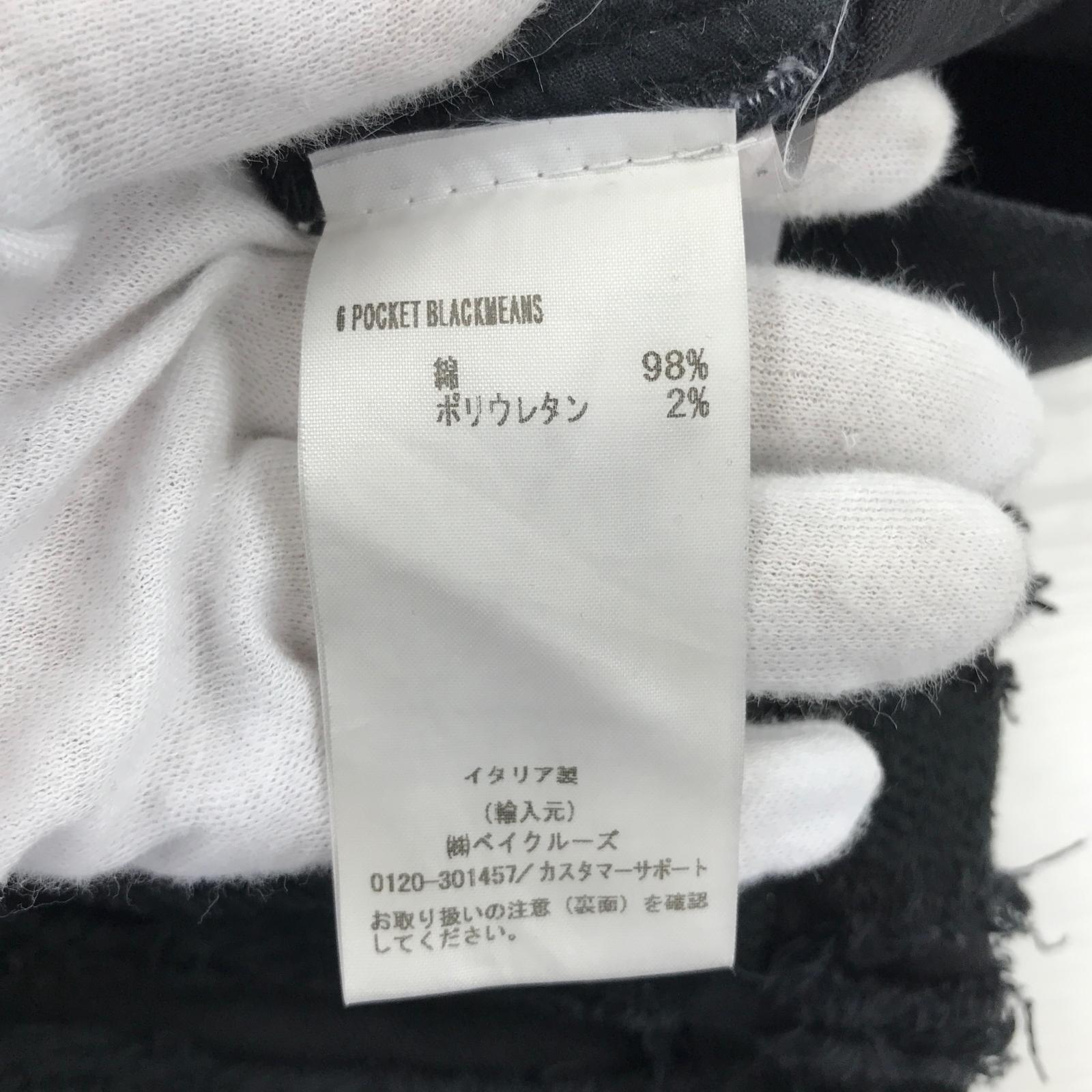 デニムパンツ ×Blackmeans デザインデニムパンツ BLK ブラック