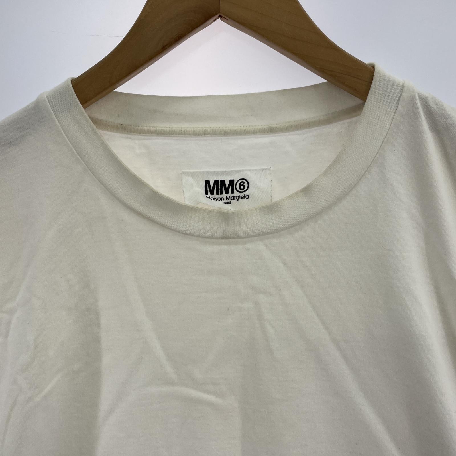 半袖シャツ 19SS ビッグシルエットアシンメトリーワンピース WHT S ホワイト