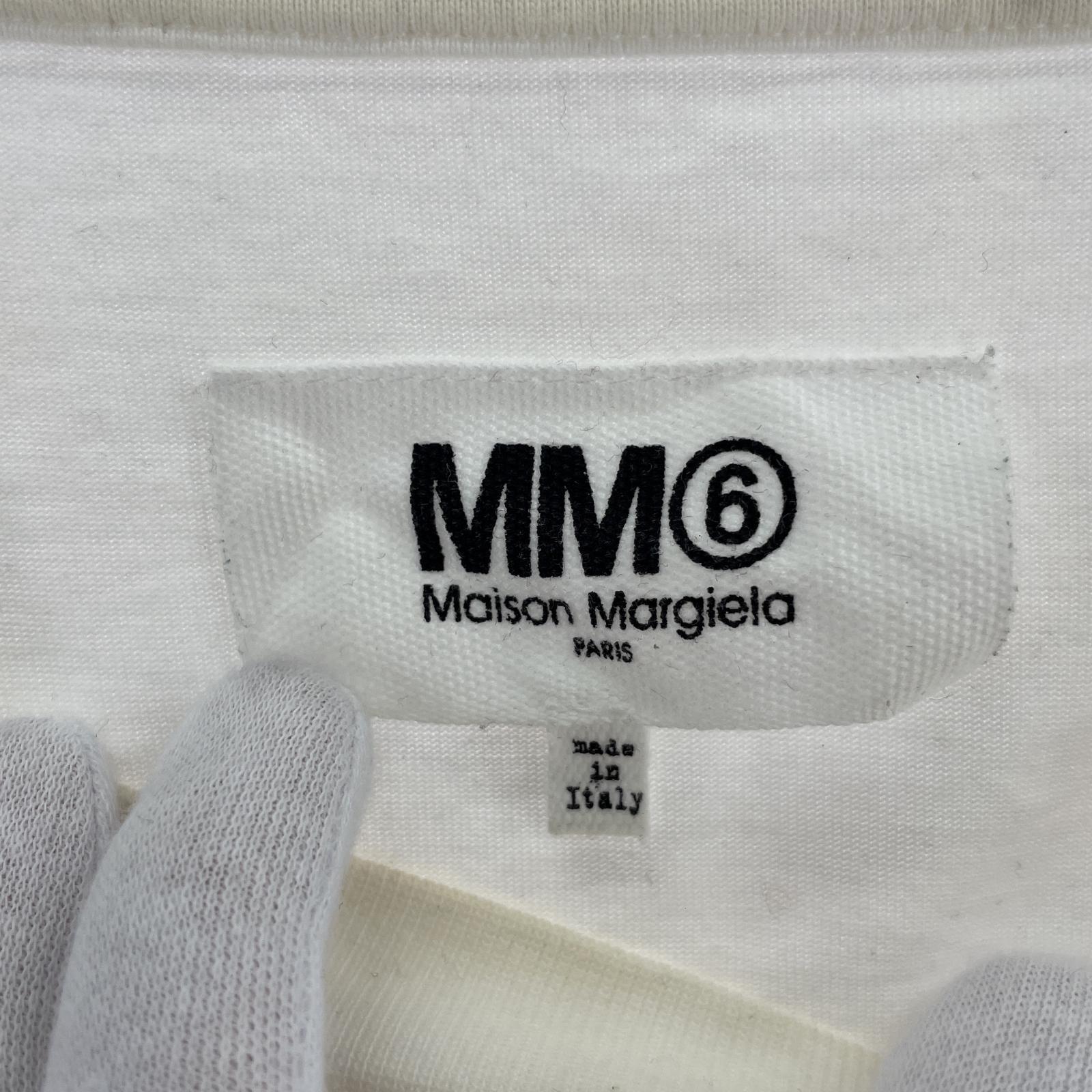 半袖シャツ 19SS ビッグシルエットアシンメトリーワンピース WHT S ホワイト