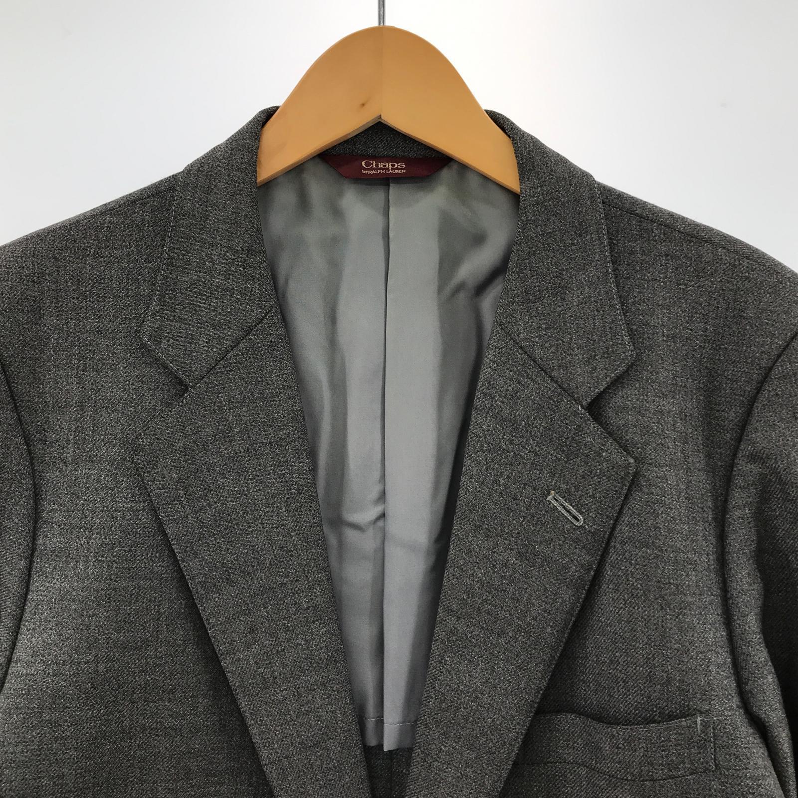 テーラードジャケット ヘリンボーン ウール GRY グレー