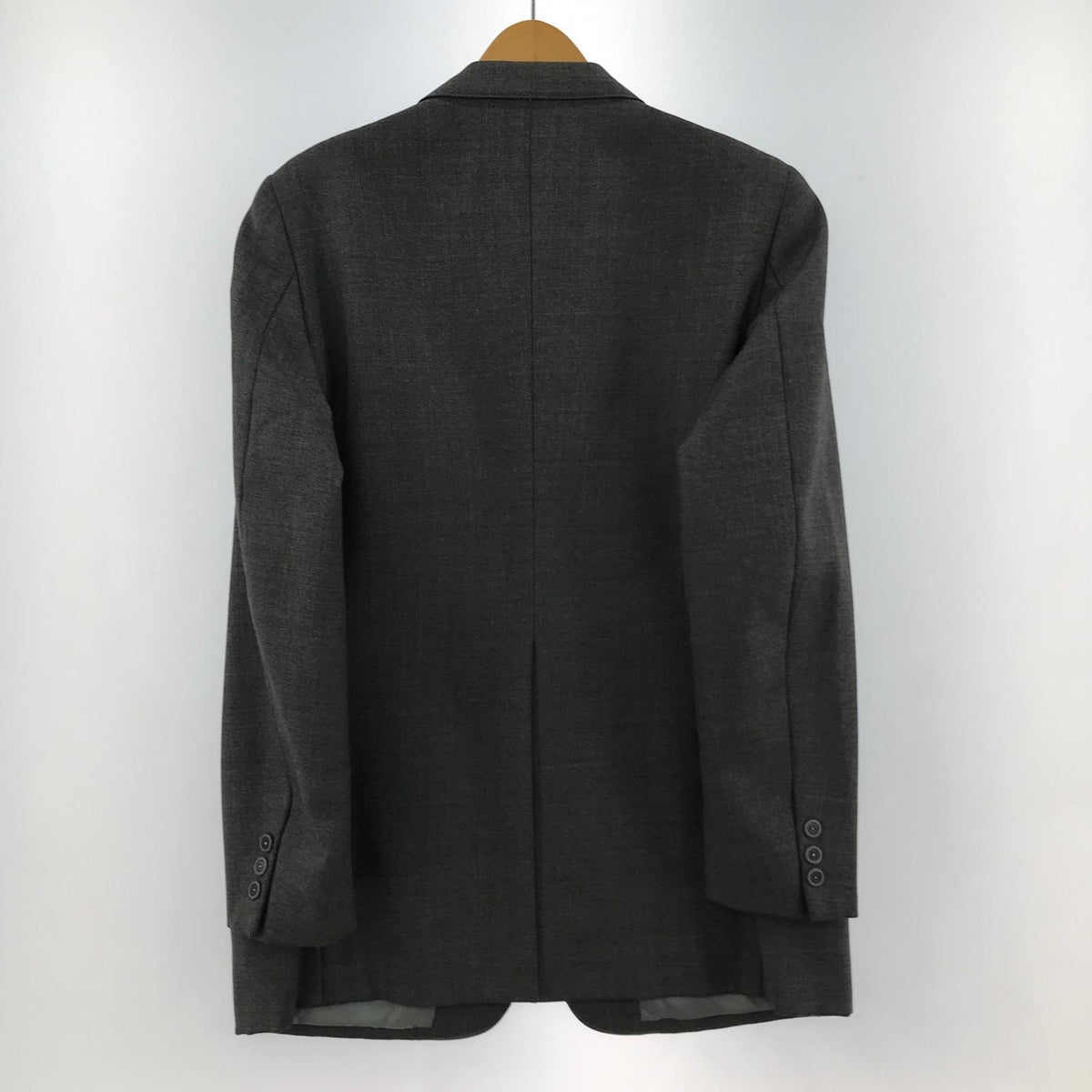 テーラードジャケット ヘリンボーン ウール GRY グレー