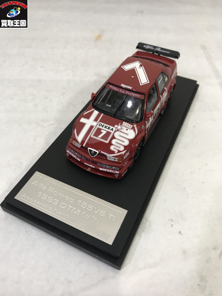 1/43 hpi racing アルファロメオ 155V6 TI レッド スケールカー