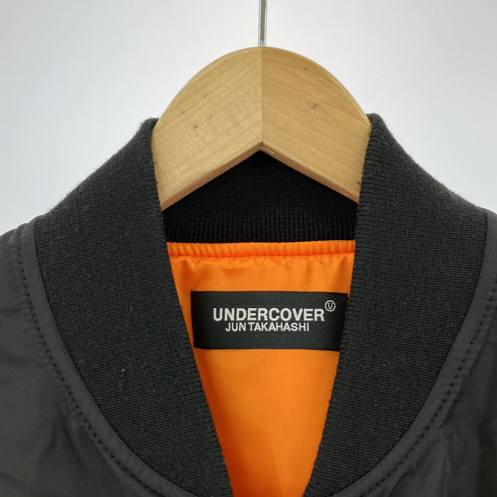 ジャケット 24AW 袖レザー MA-1 (2) UC2D9205 ブラック