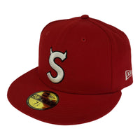 キャップ 22AW NEW ERA S LOGO CAP レッド