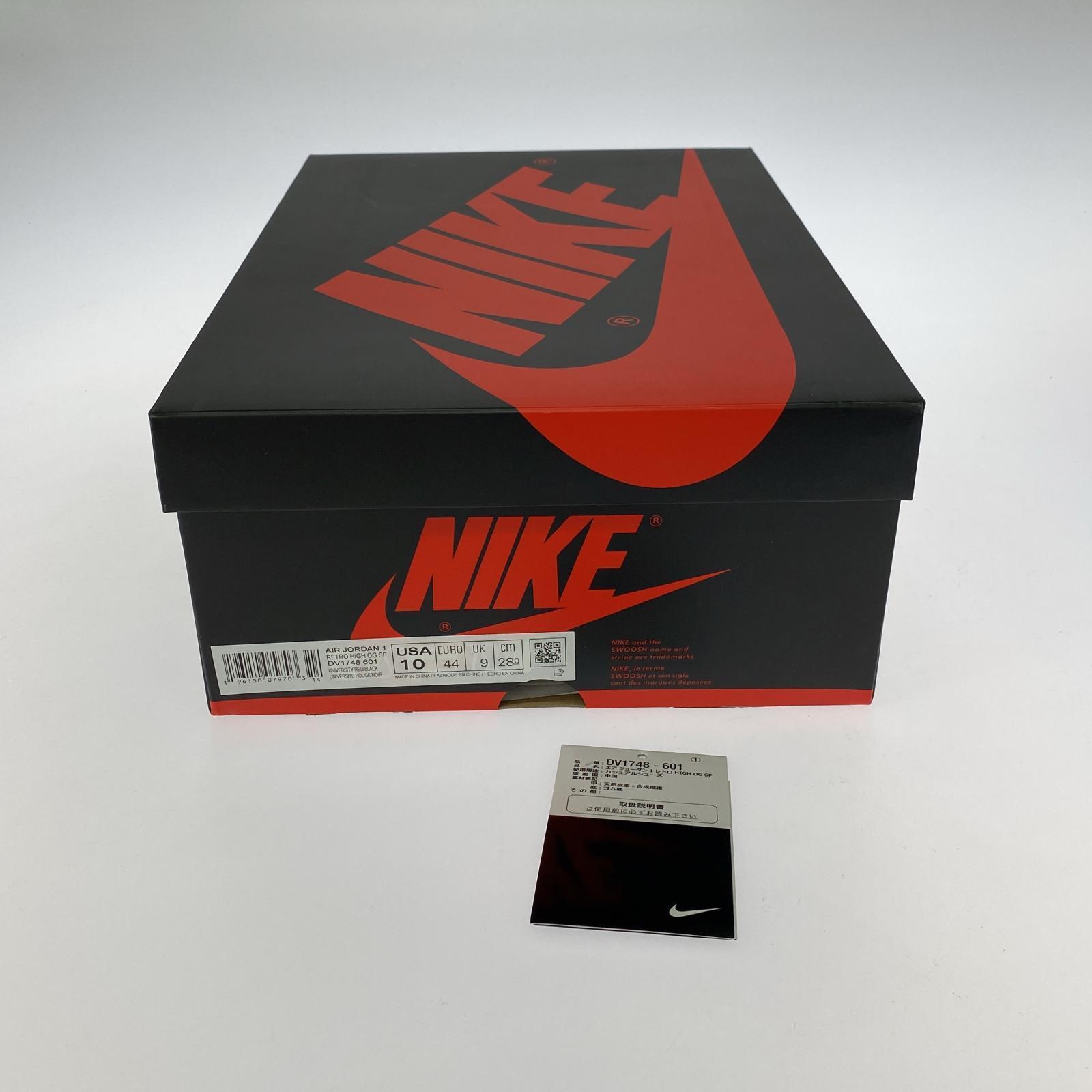 スニーカー スパイダーマン AIR JORDAN 1 HIGH OG SP 28cm (US10 UK9 1/2 EU46)
