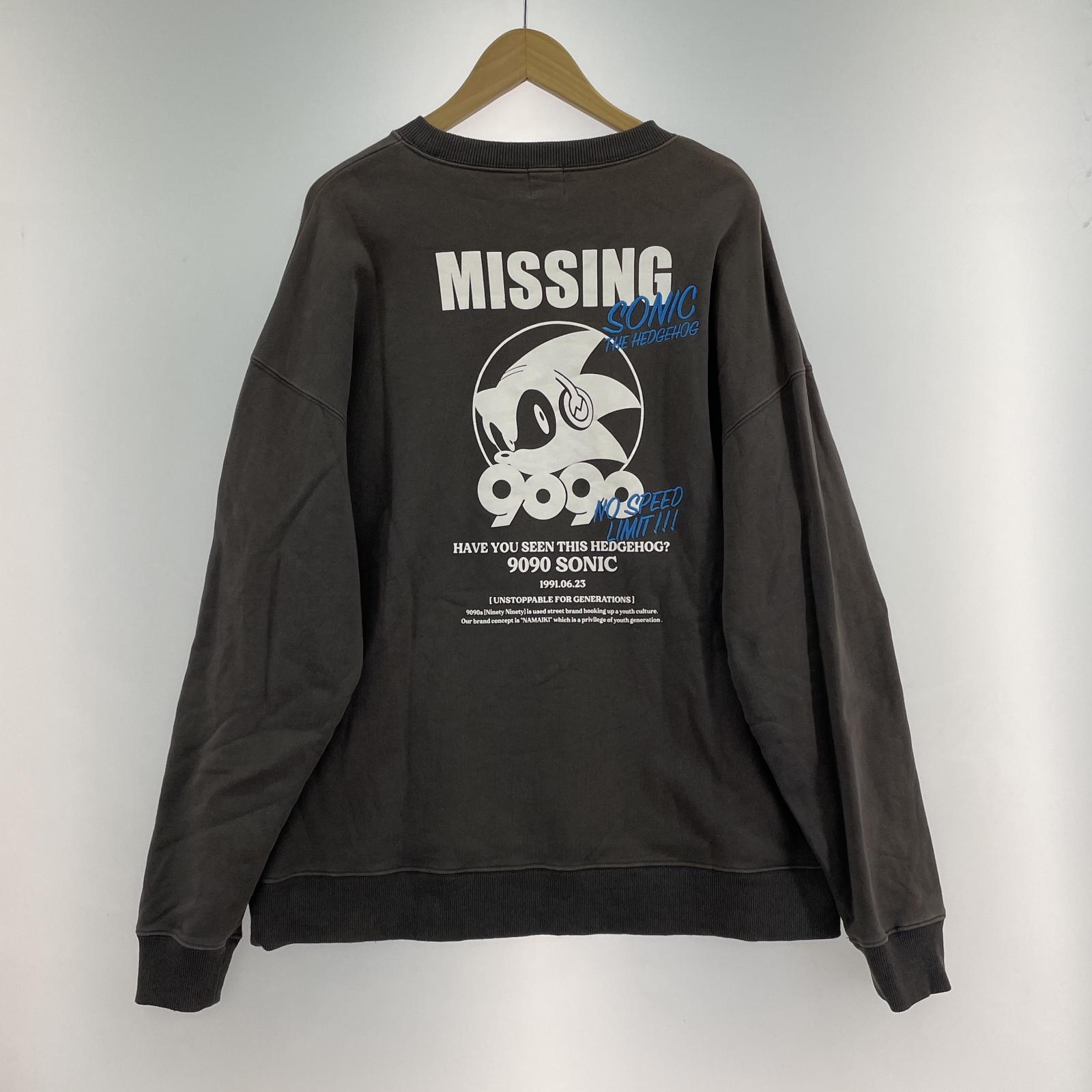 スウェット ×SEGA ソニック スウェット グレー (XL) グレー