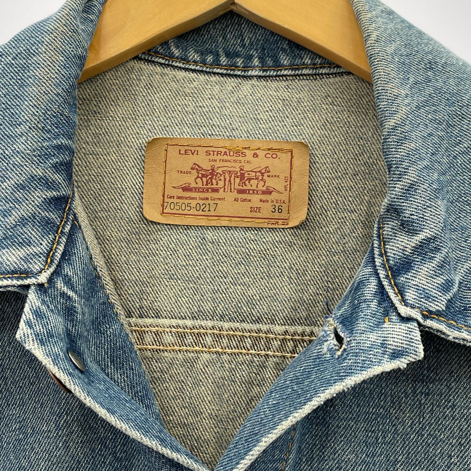 ジャケット 70505-0217 usa製 denim jacket 36