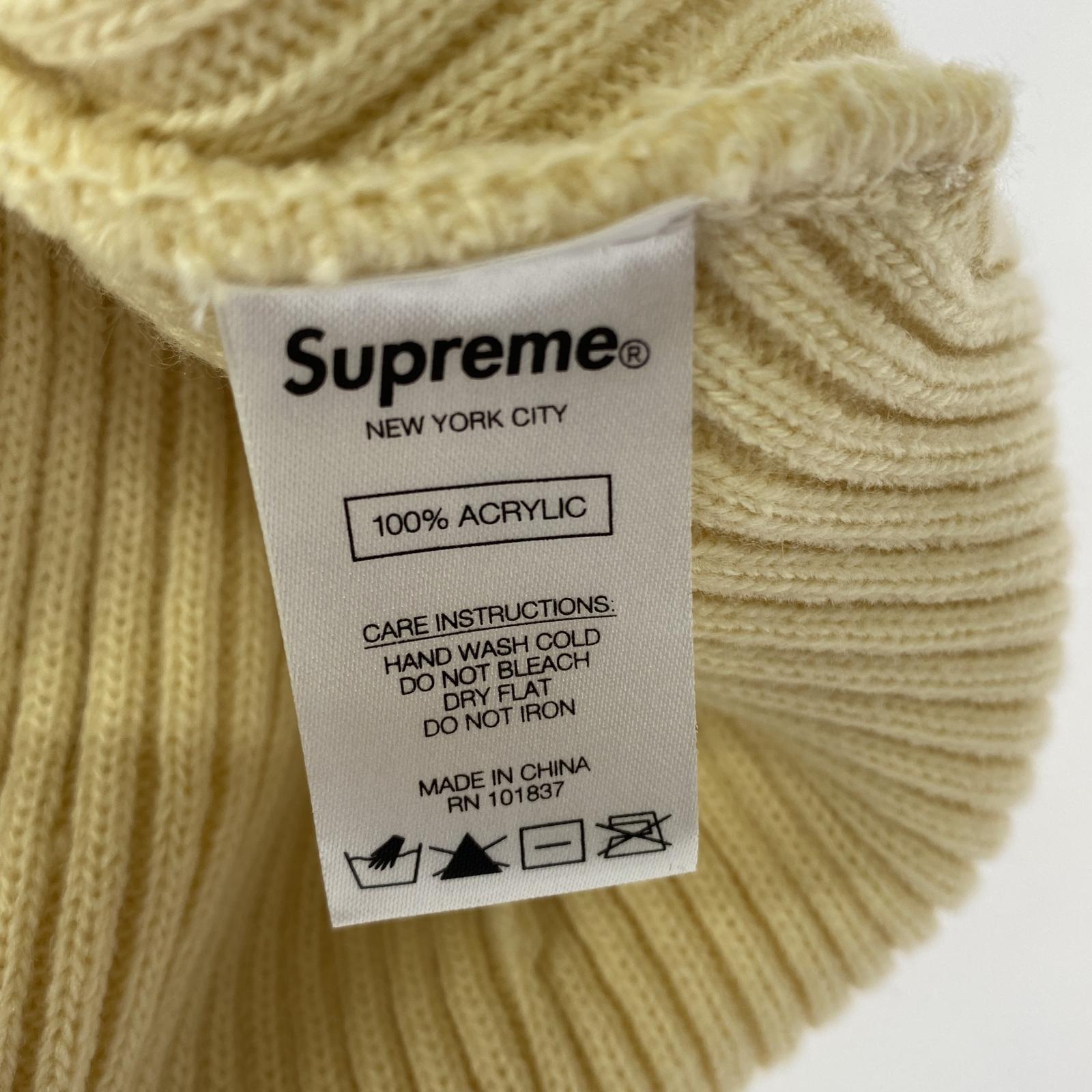 ニットキャップ 20AW ニット帽 ベージュ