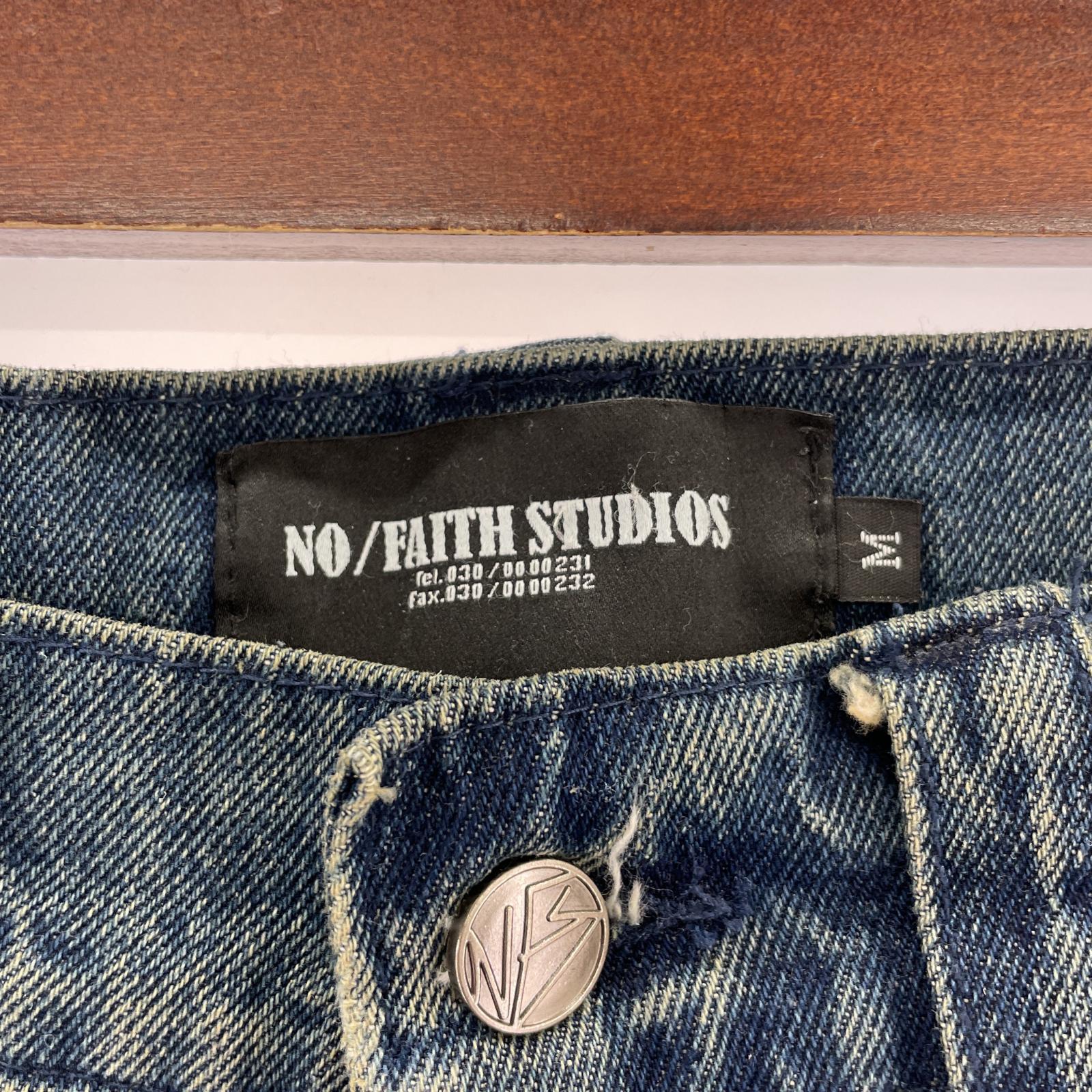 デニムパンツ no/faith studios M ネイビー