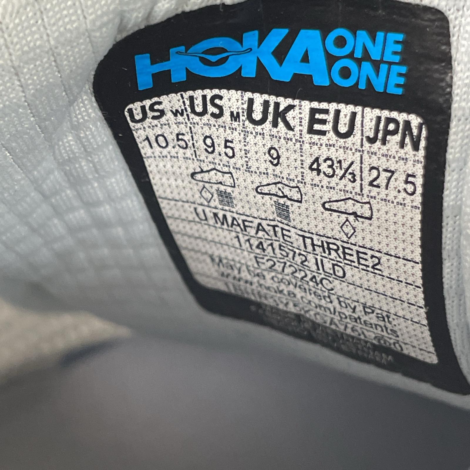 スニーカー HOKA MAFATE THREE2(27.5) 27.5cm (US9 1/2 UK9 EU45) ブルー