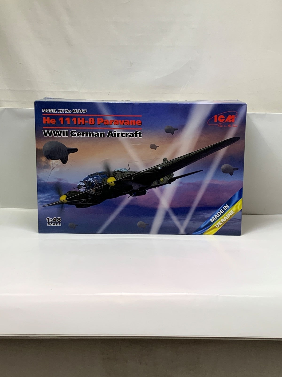 1/48 ICM He 111H-8 バルーンケーブルカッター ミリタリープラモ