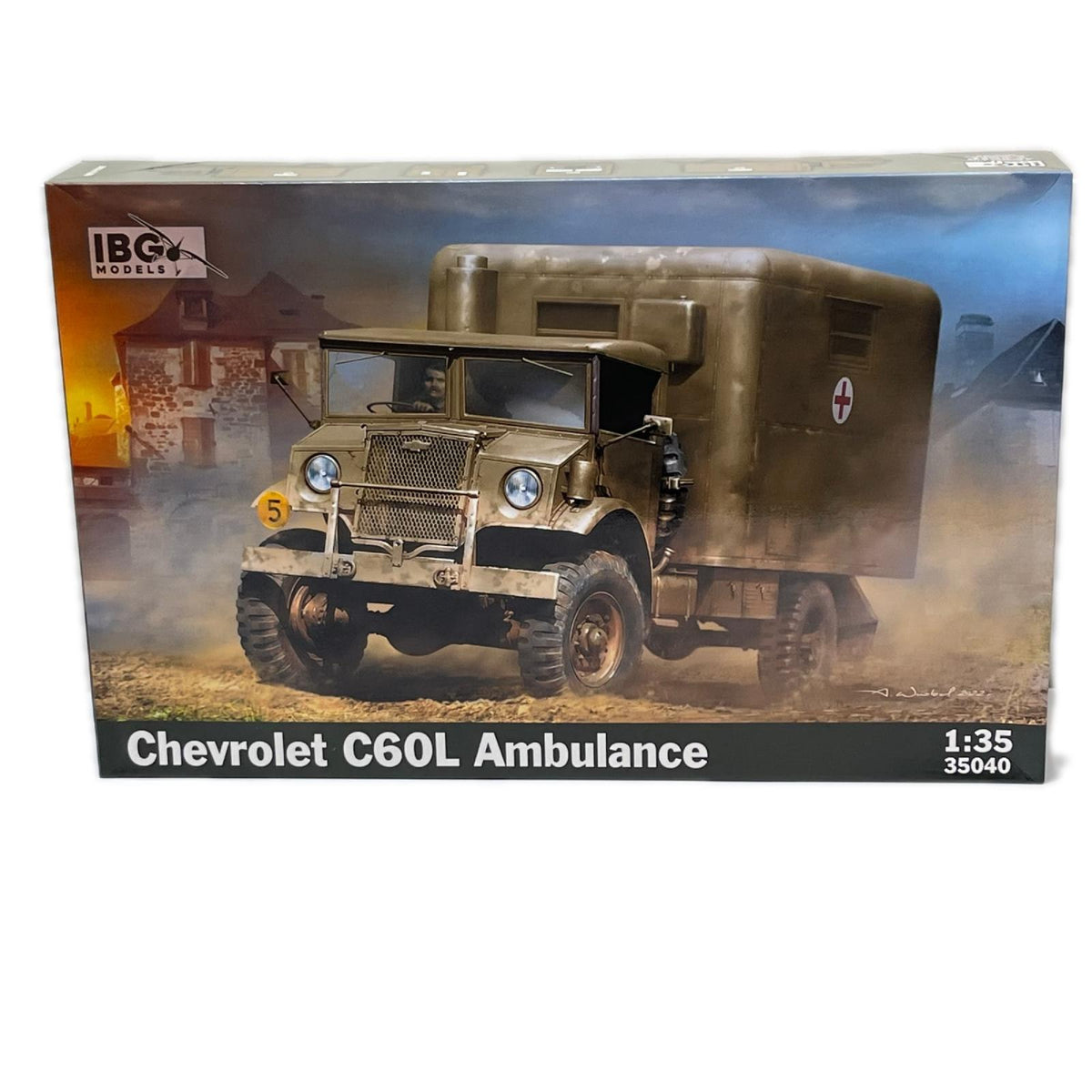 1/35 IBG model シボレー C60L Ambulance 英・シボレーC60L キャブ13野戦救急車 IBGモデルス(IBG Models) ミリタリープラモ