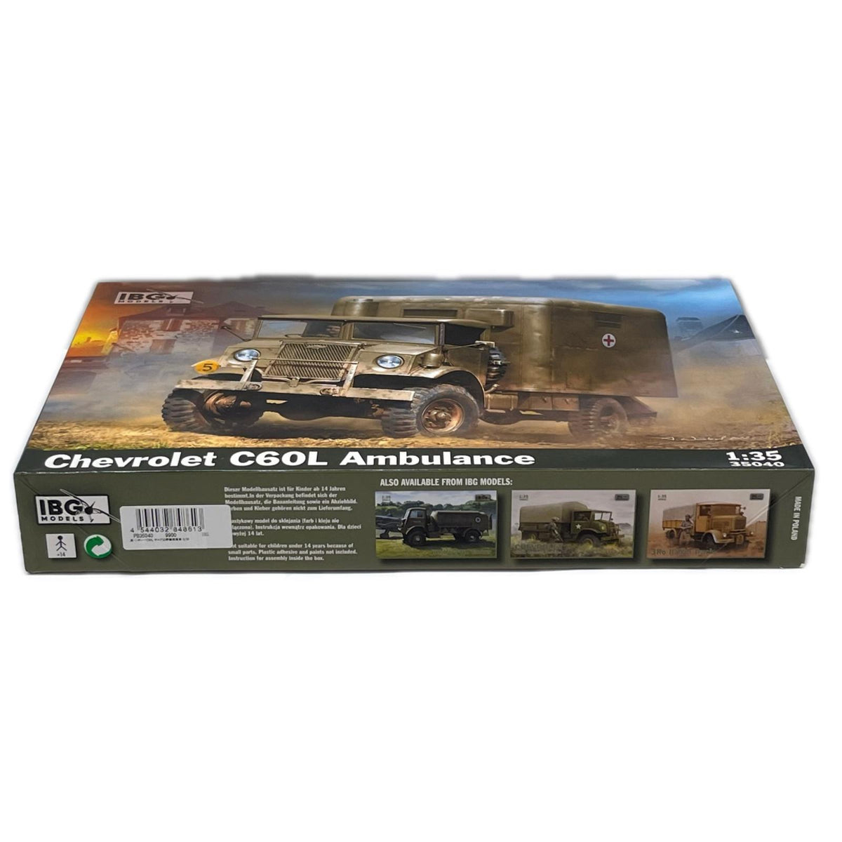 1/35 IBG model シボレー C60L Ambulance 英・シボレーC60L キャブ13野戦救急車 IBGモデルス(IBG Models) ミリタリープラモ