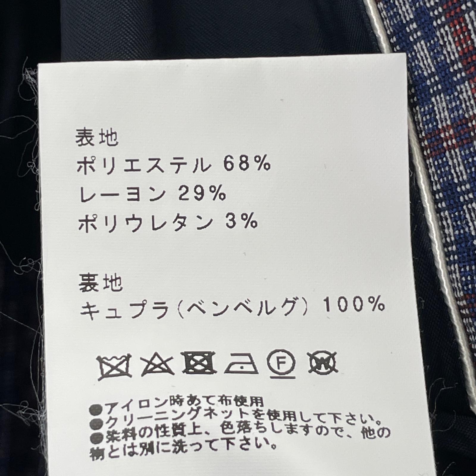 テーラードジャケット ダッドオーバージャケット チェック 1