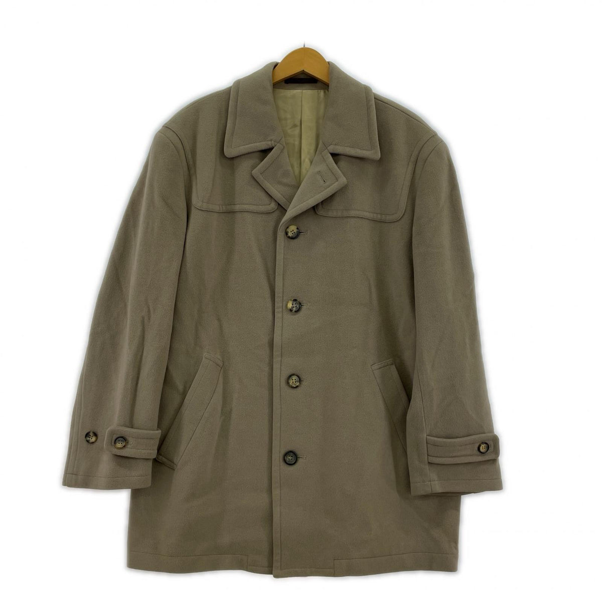 ジャケット Paul Smith カシミヤ混 ロングコート M ベージュ M ベージュ