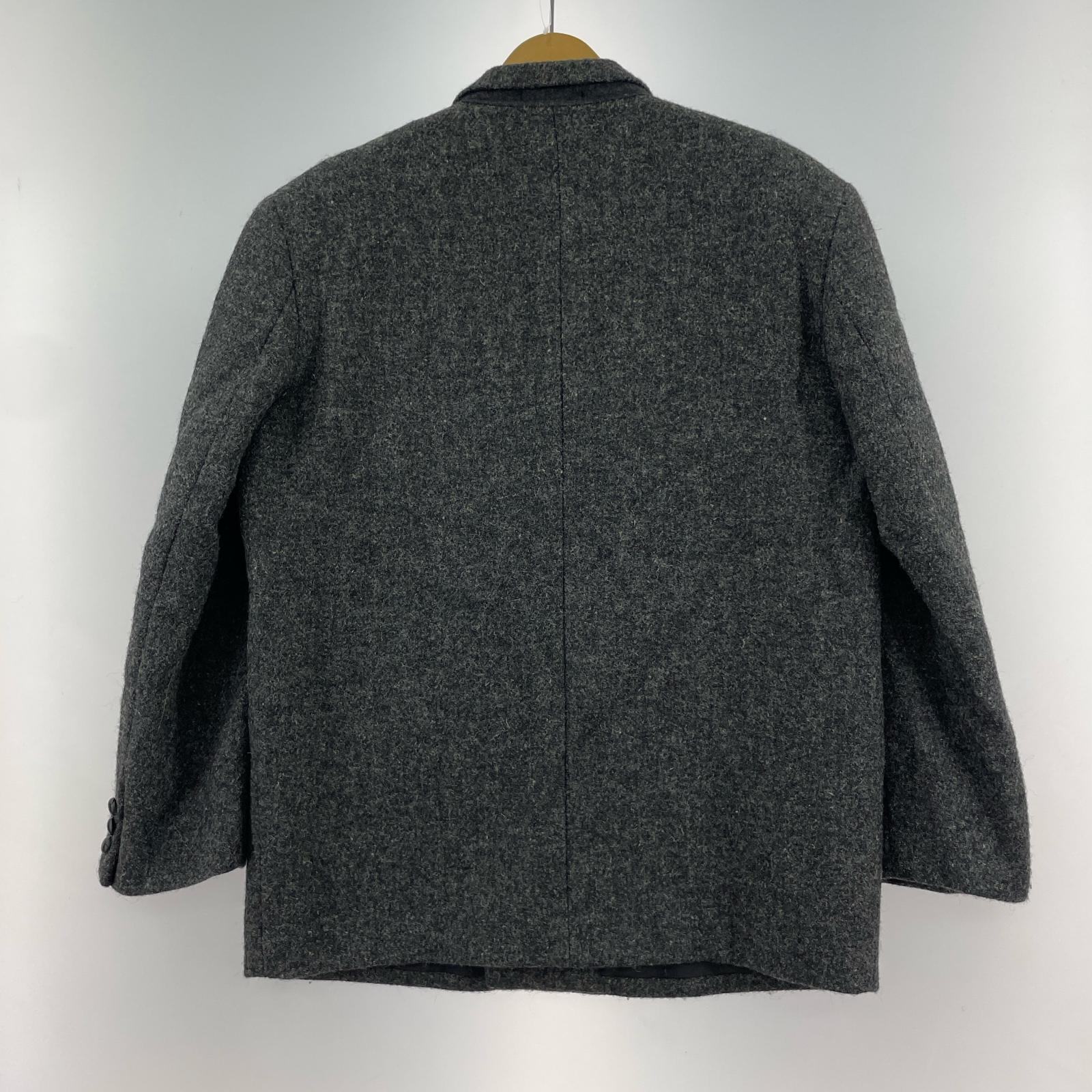 テーラードジャケット COMME des GARCONS HOMME 80s Harris Tweed ダブルジャケット S グレー S グレー