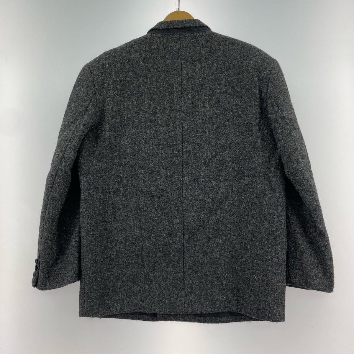 テーラードジャケット COMME des GARCONS HOMME 80s Harris Tweed ダブルジャケット S グレー S グレー