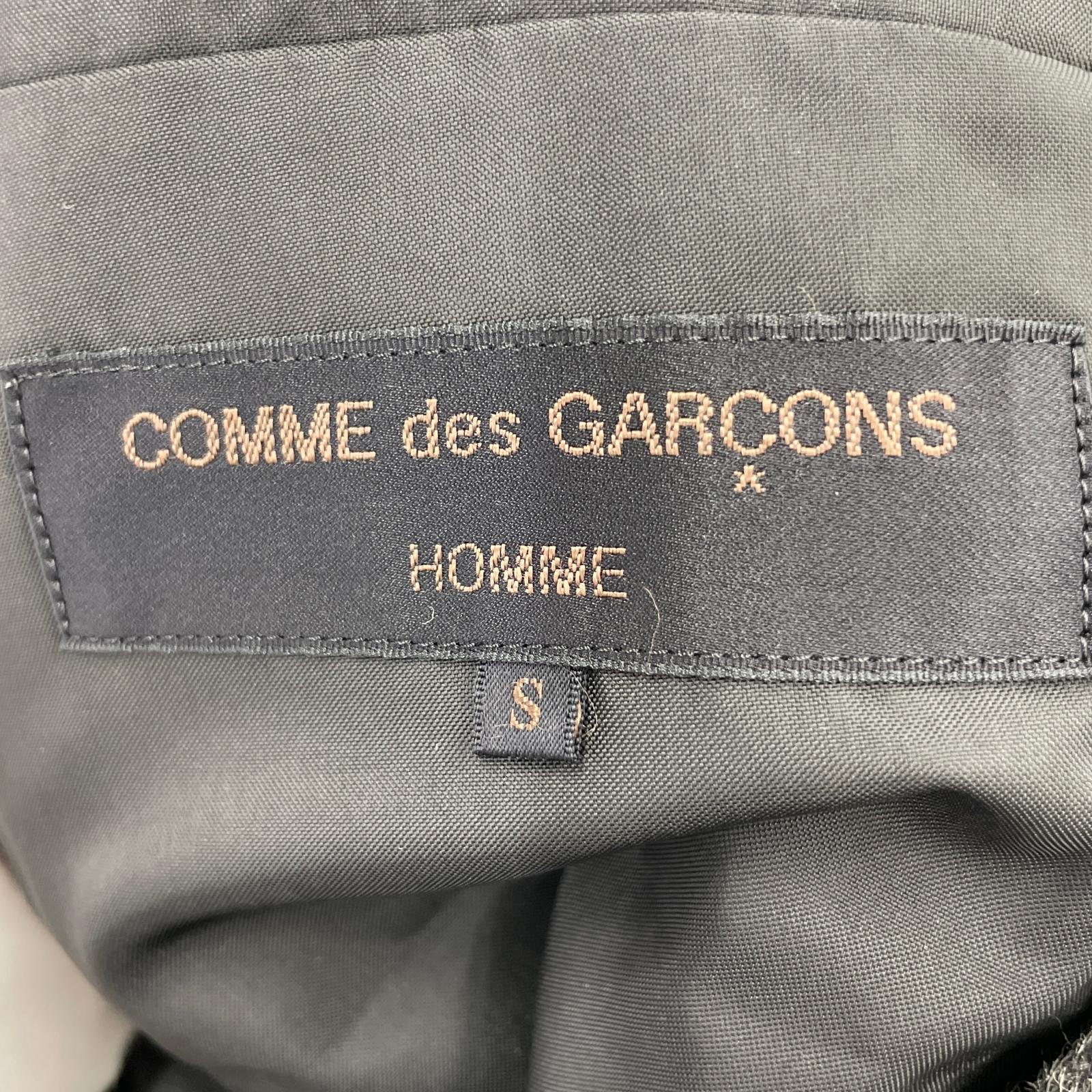 テーラードジャケット COMME des GARCONS HOMME 80s Harris Tweed ダブルジャケット S グレー S グレー