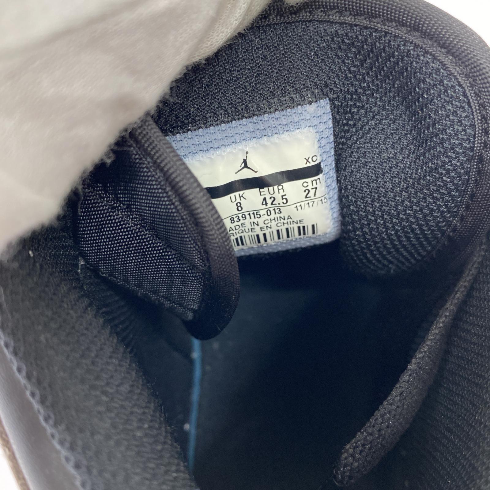 スニーカー Air Jordan 1 Retro High Un-Supreme 27cm (US9 UK8 1/2 EU44) ブラック