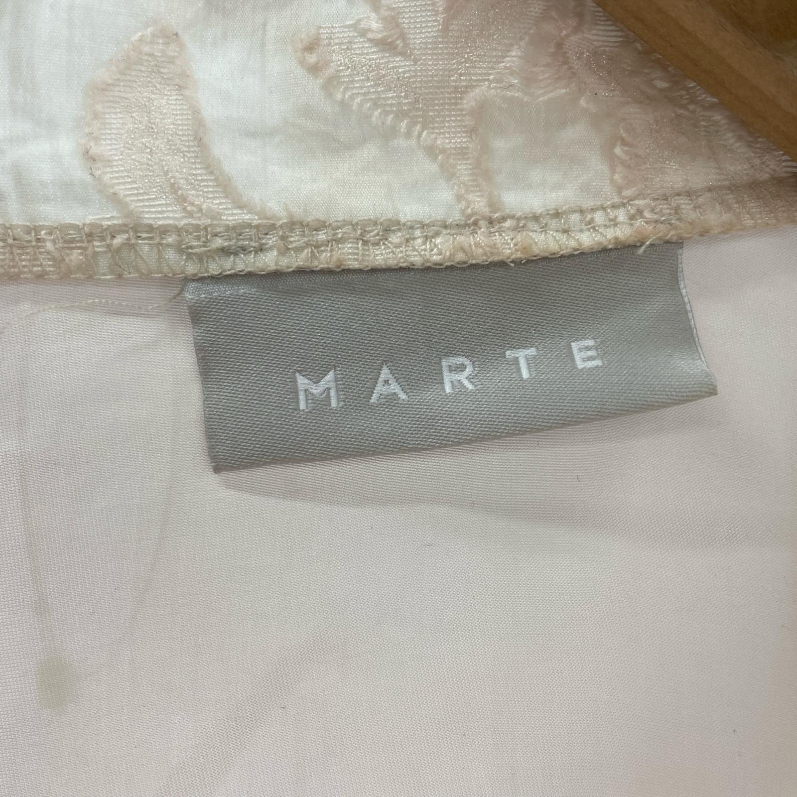 ワンピース MARTE flower design dress ベージュ