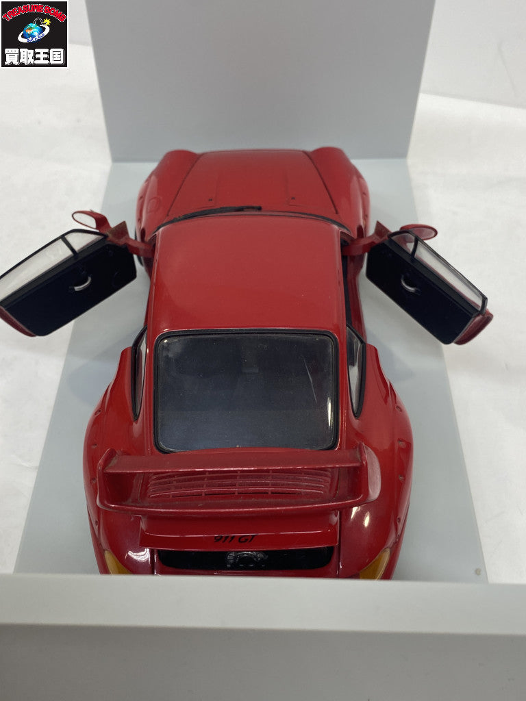 UT 1/18 ポルシェ911GT2 レッド スケールカー