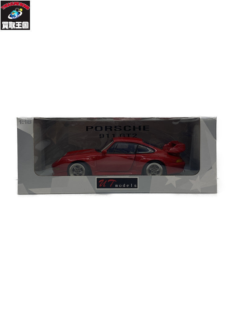 UT 1/18 ポルシェ911GT2 レッド スケールカー