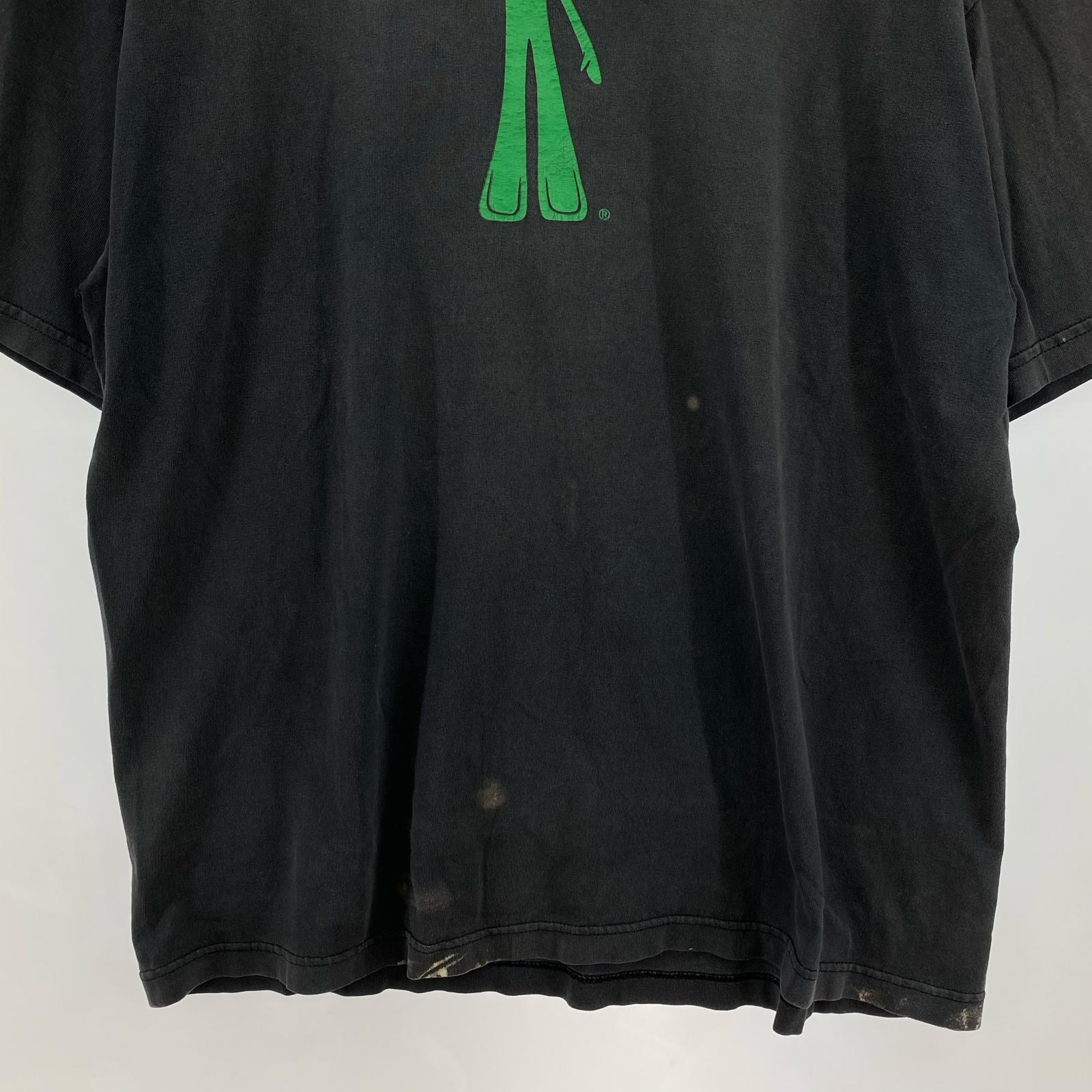 半袖Tシャツ 00s Gumby キャラクタープリントTee XL ブラック ブラック