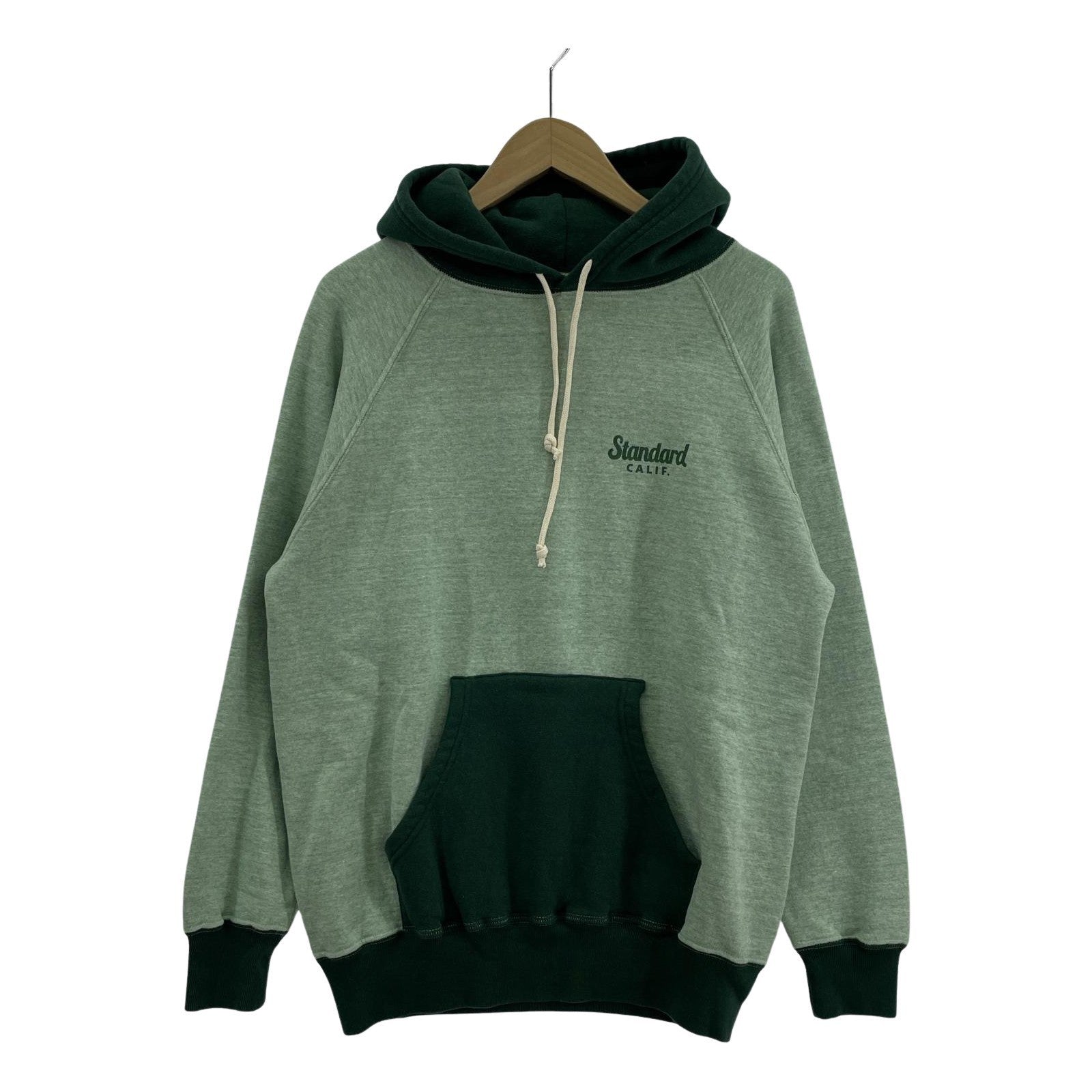 パーカー STANDARD CALIFORNIA SD 88/12 Diner Logo 2 tone Hood Sweat 2トーンパーカー M グリーン M グリーン