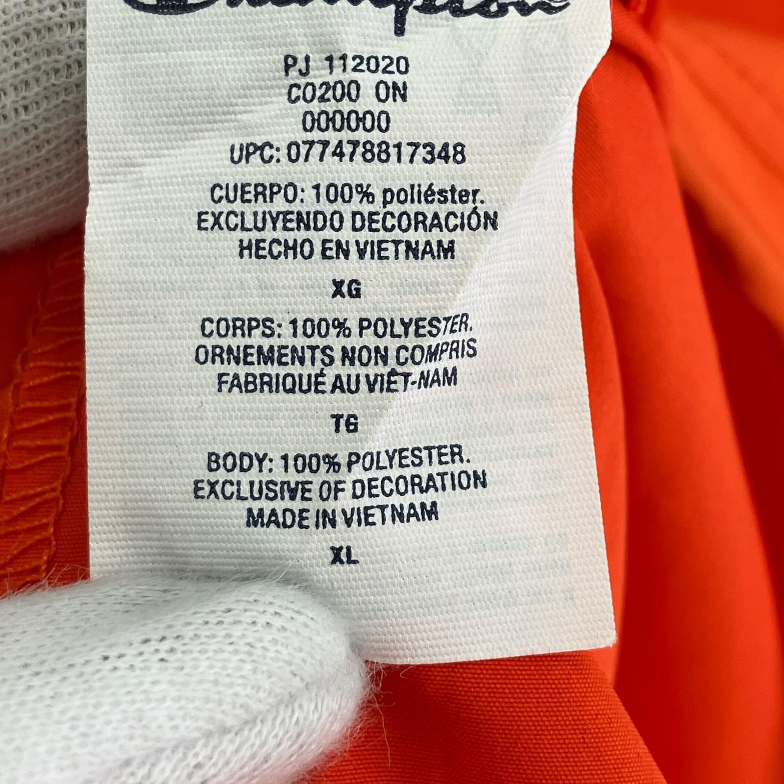 パーカー CALIFORKS×Champion Packable Anorak パッカブルアノラックパーカー XL オレンジ オレンジ