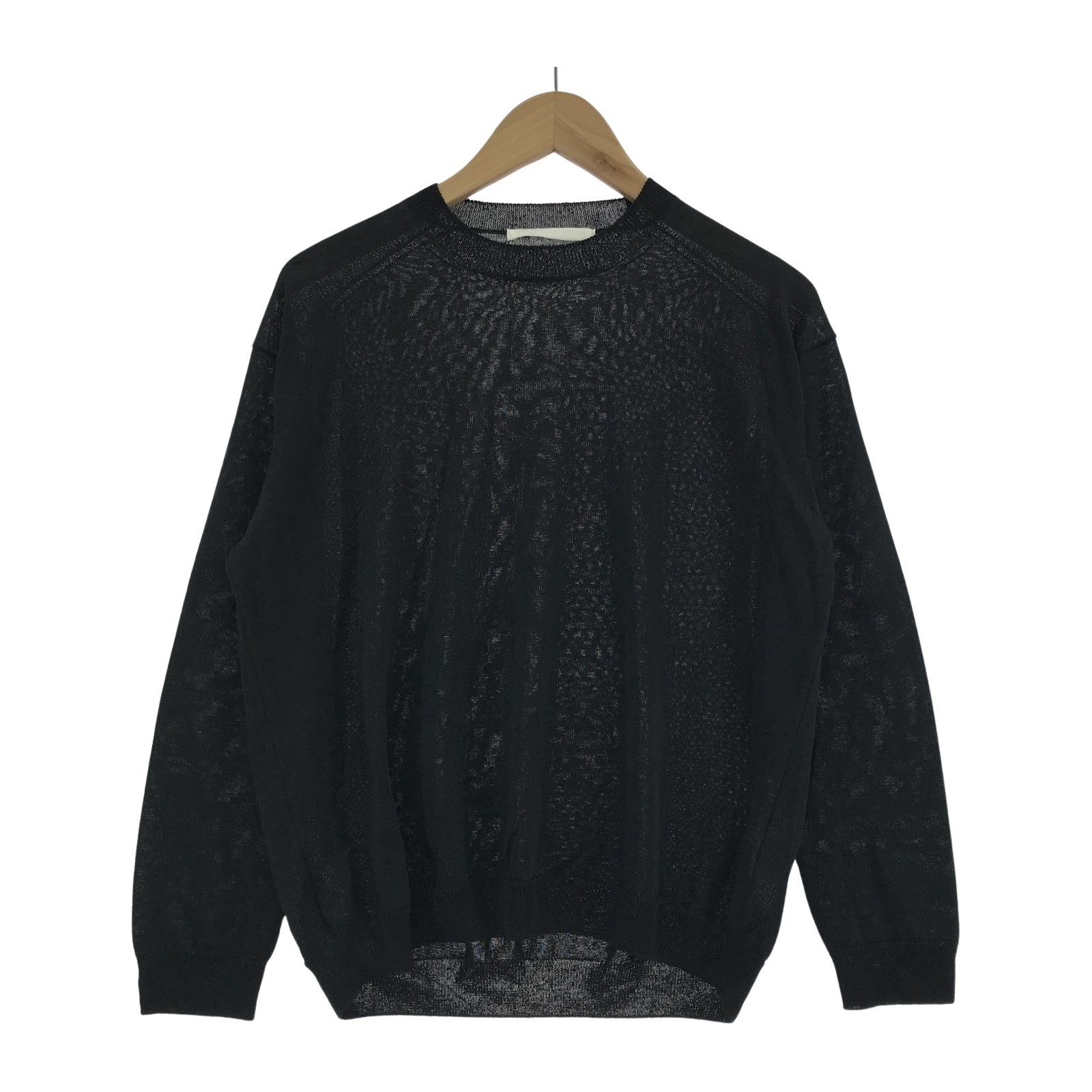 その他トップス evam eva linen pullover M E251K168 M ブラック