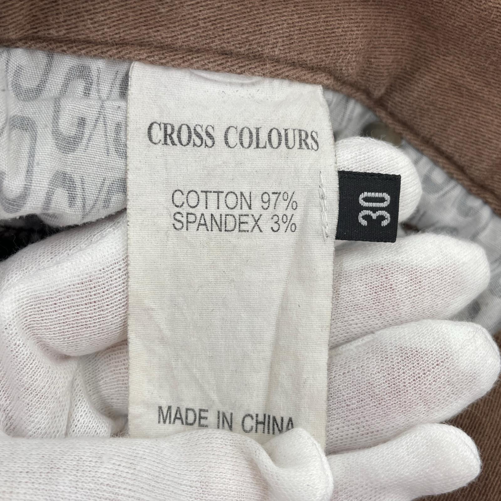 パンツ cross colours/コットンパンツ/W30/BLK 30