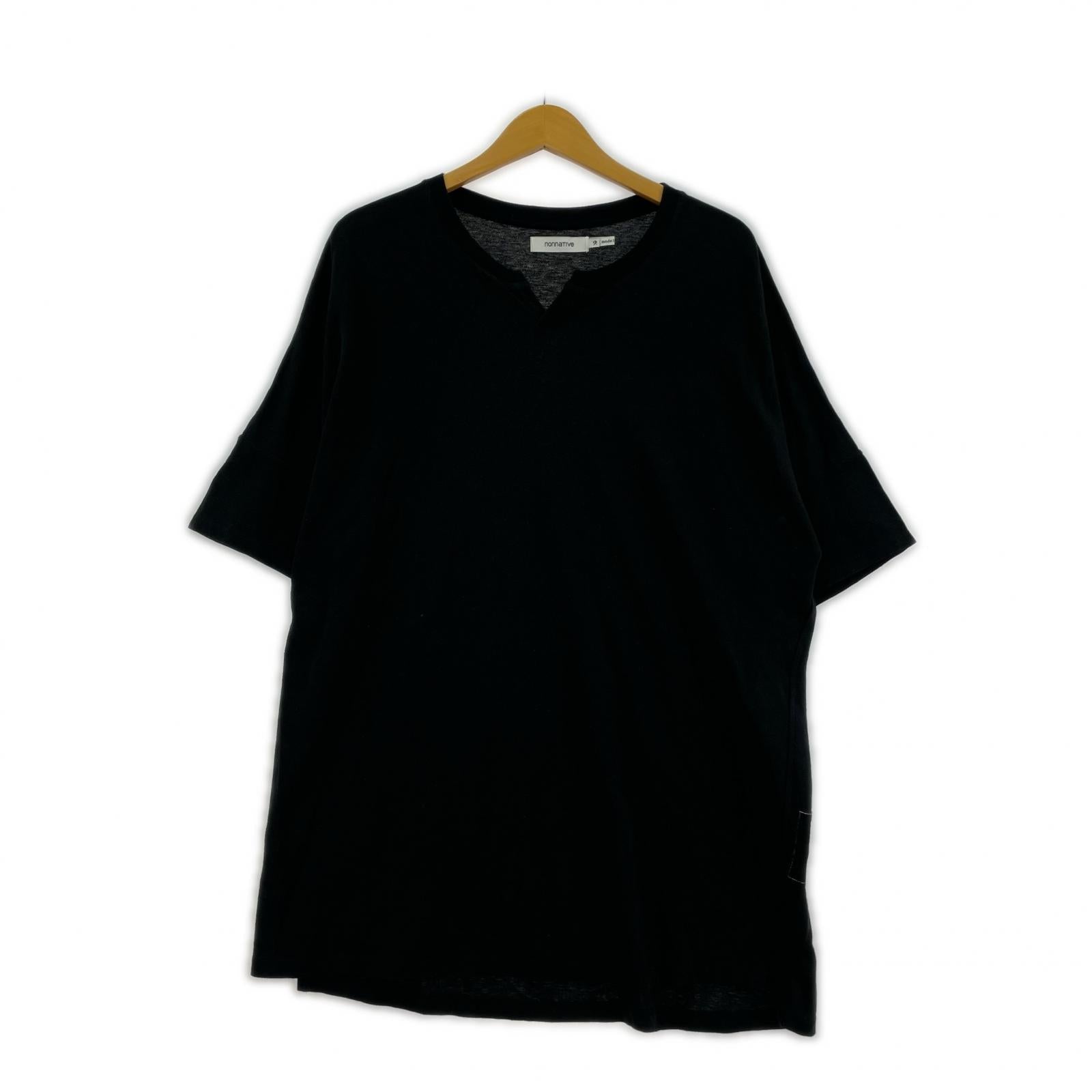 半袖Tシャツ S/Sスキッパーカットソー BLK (2) 2 ブラック