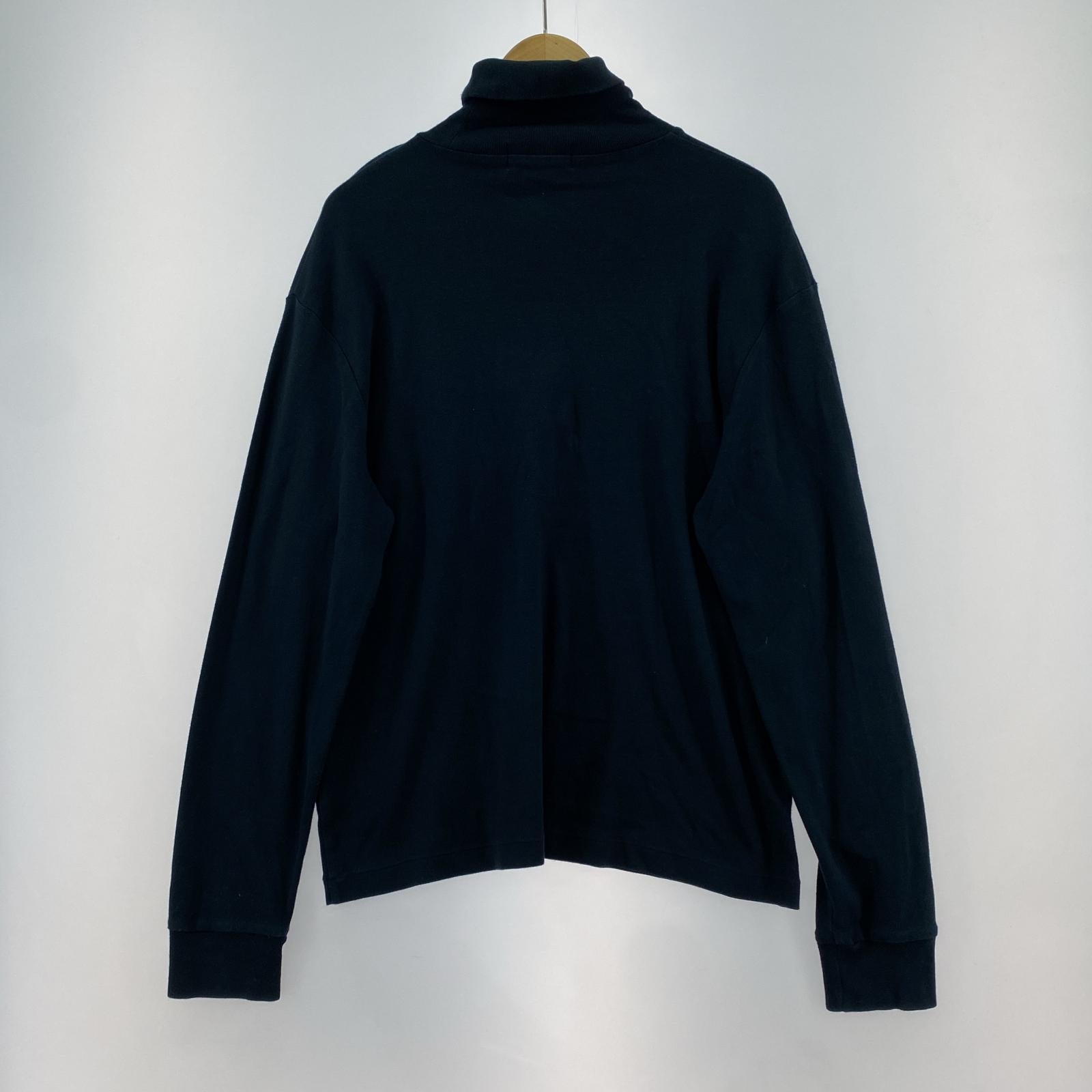 長袖Tシャツ タートルネック BLK ブラック