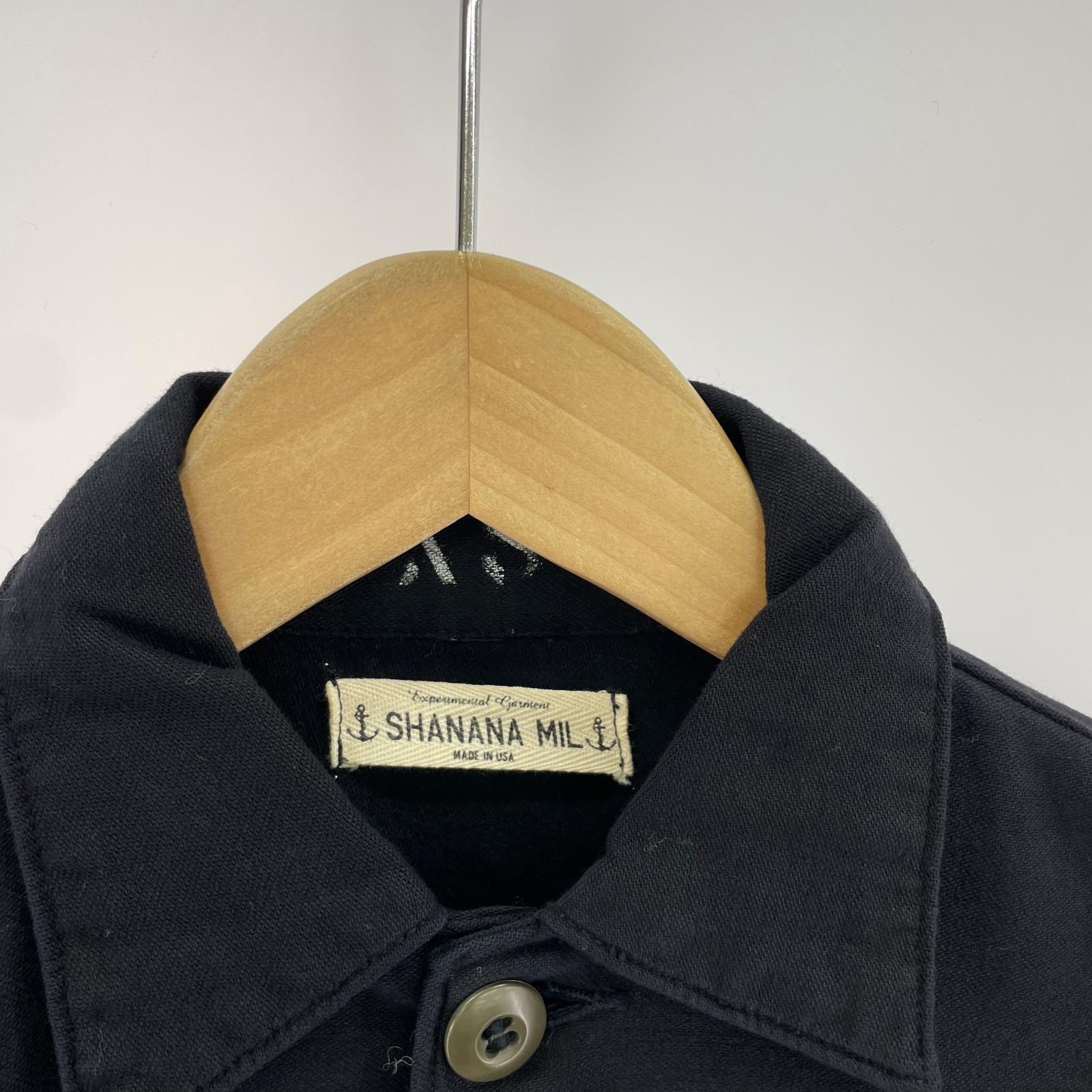 デニムジャケット SHANANA MIL 音譜刺繍 JKT ネイビー