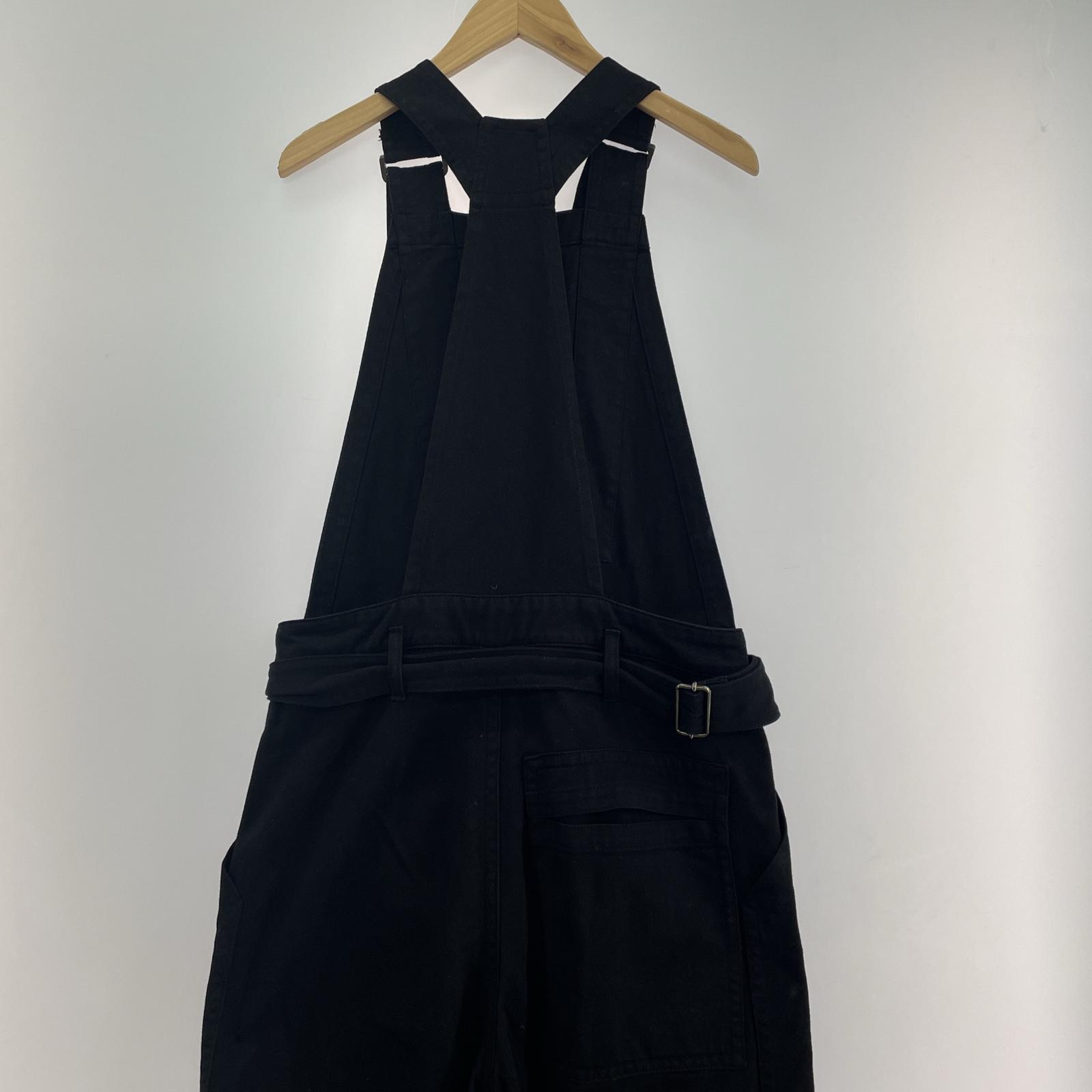 オーバーオール DRIES VAN NOTEN 21ss ベルデッドオーバーオール S ブラック S ブラック