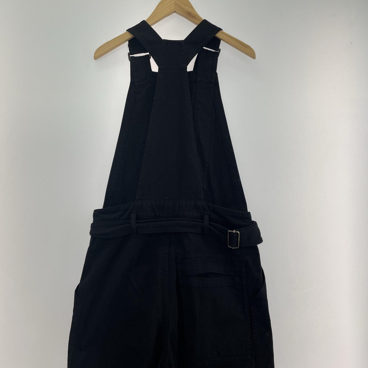 オーバーオール DRIES VAN NOTEN 21ss ベルデッドオーバーオール S ブラック S ブラック