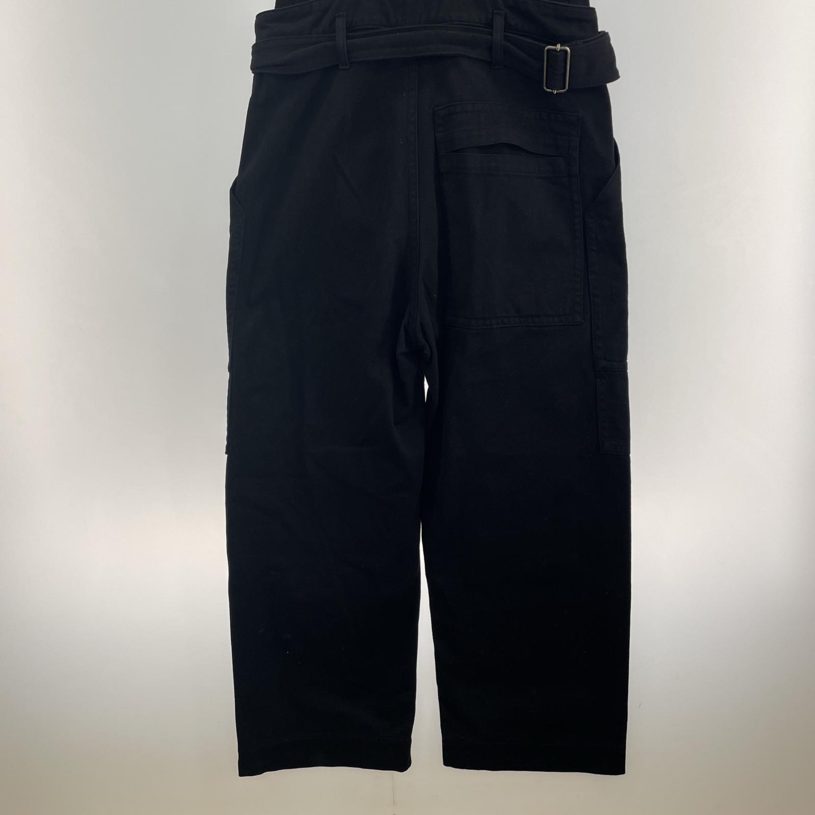 オーバーオール DRIES VAN NOTEN 21ss ベルデッドオーバーオール S ブラック S ブラック