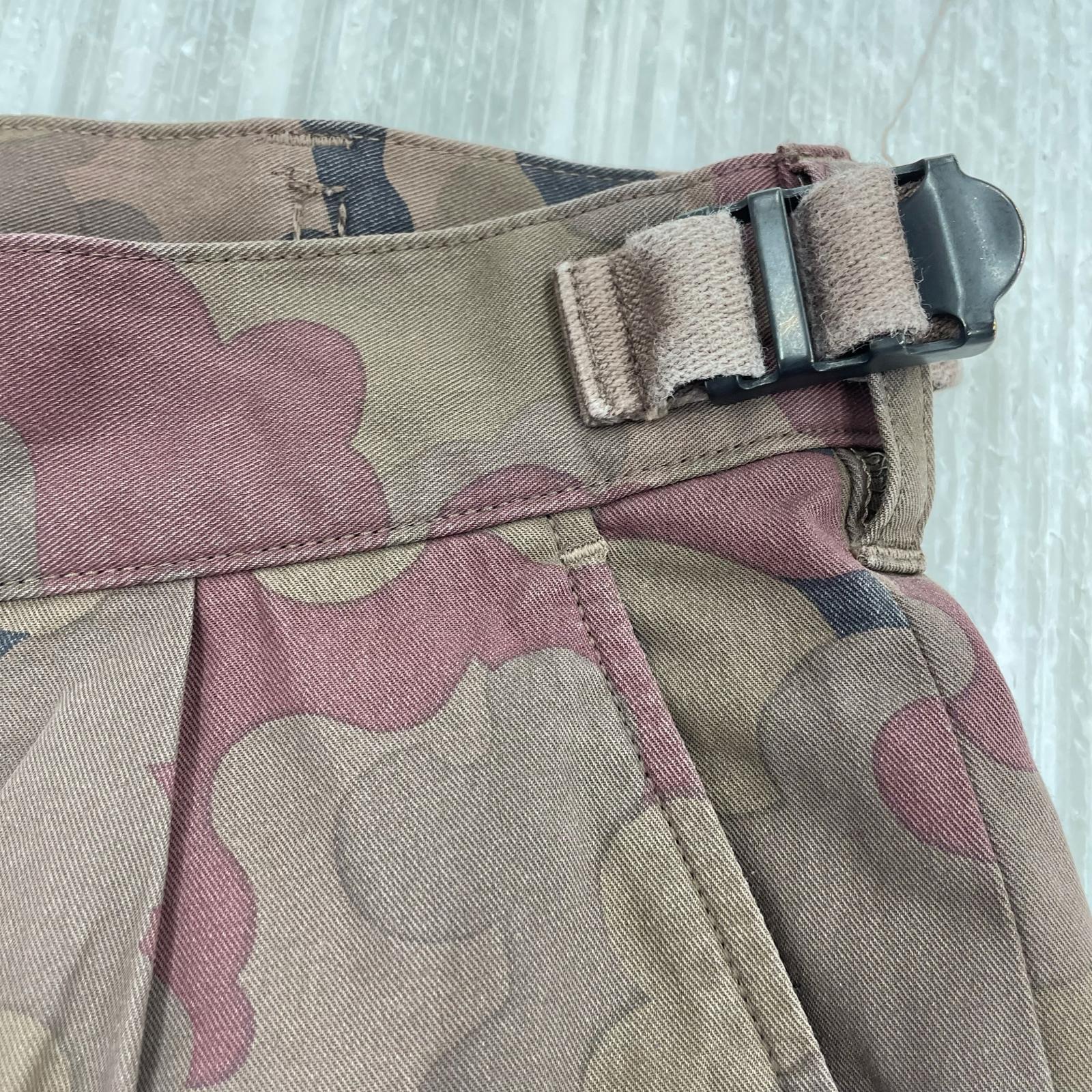 ショートパンツ 22SS/Washed Fnix Camo Twill/ギャバジンショーツ 3 ブラウン