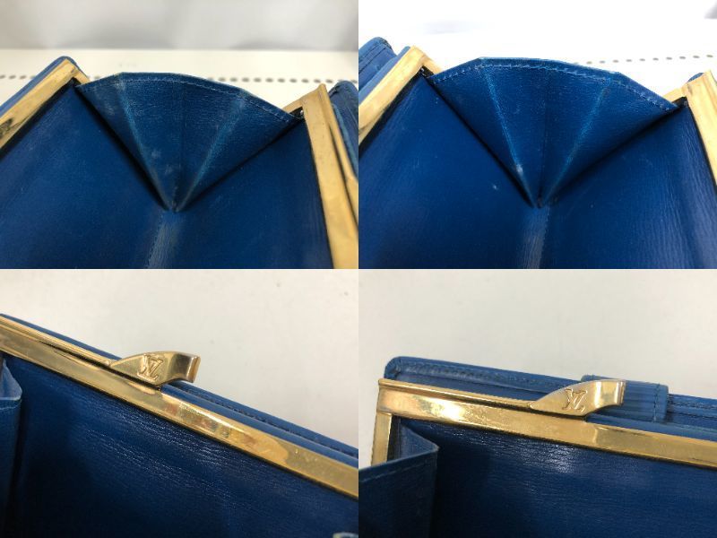 エピ ポルトフォイユ ヴィエノワ 財布 青