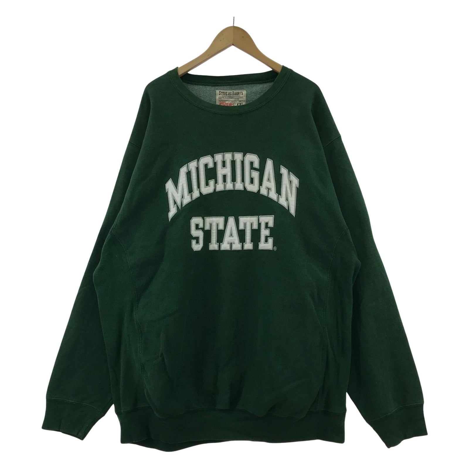 スウェット 90s 2段カレッジ XXL グリーン