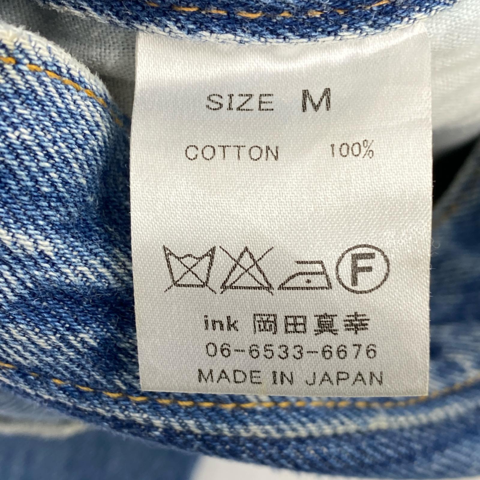 デニムパンツ ink Levi'sリメイクデニム M ブルー