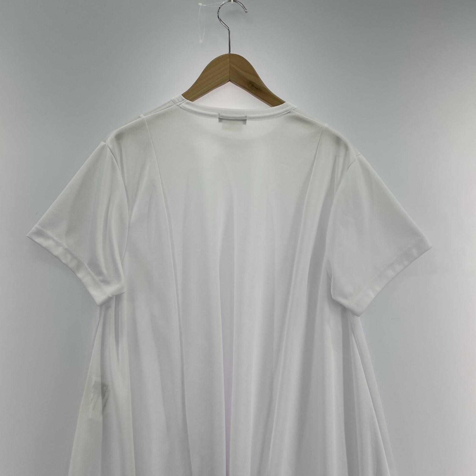 半袖Tシャツ 24SS 変形カットソー HWT S S ホワイト
