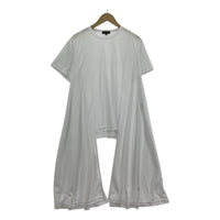 半袖Tシャツ 24SS 変形カットソー HWT S S ホワイト