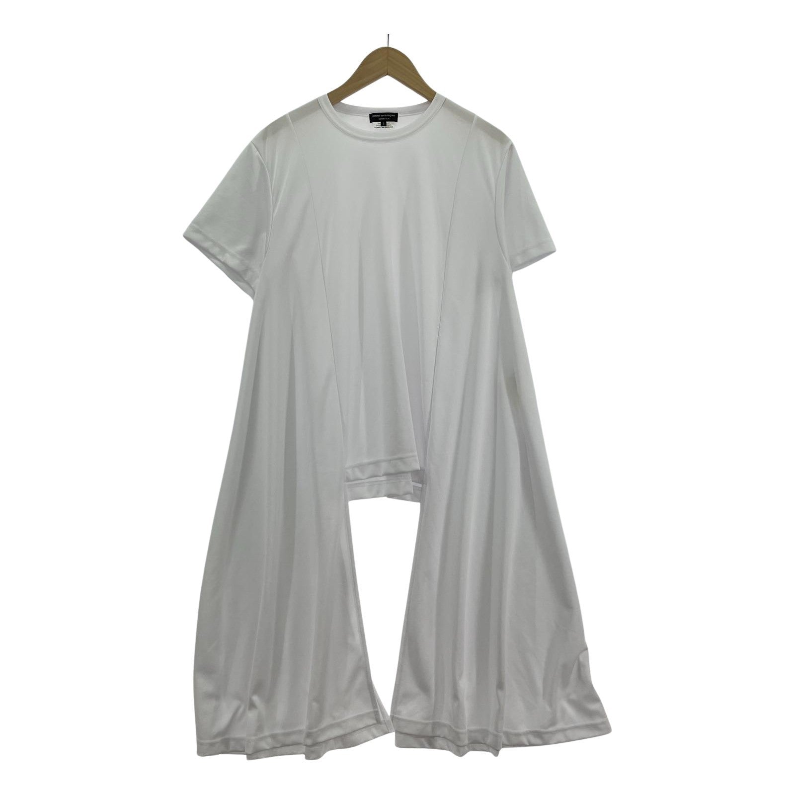 半袖Tシャツ 24SS 変形カットソー HWT S S ホワイト