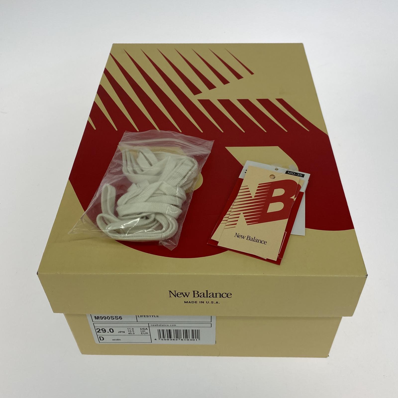 スニーカー USA製 M990SS6 29cm (US11 UK10 1/2 EU48)
