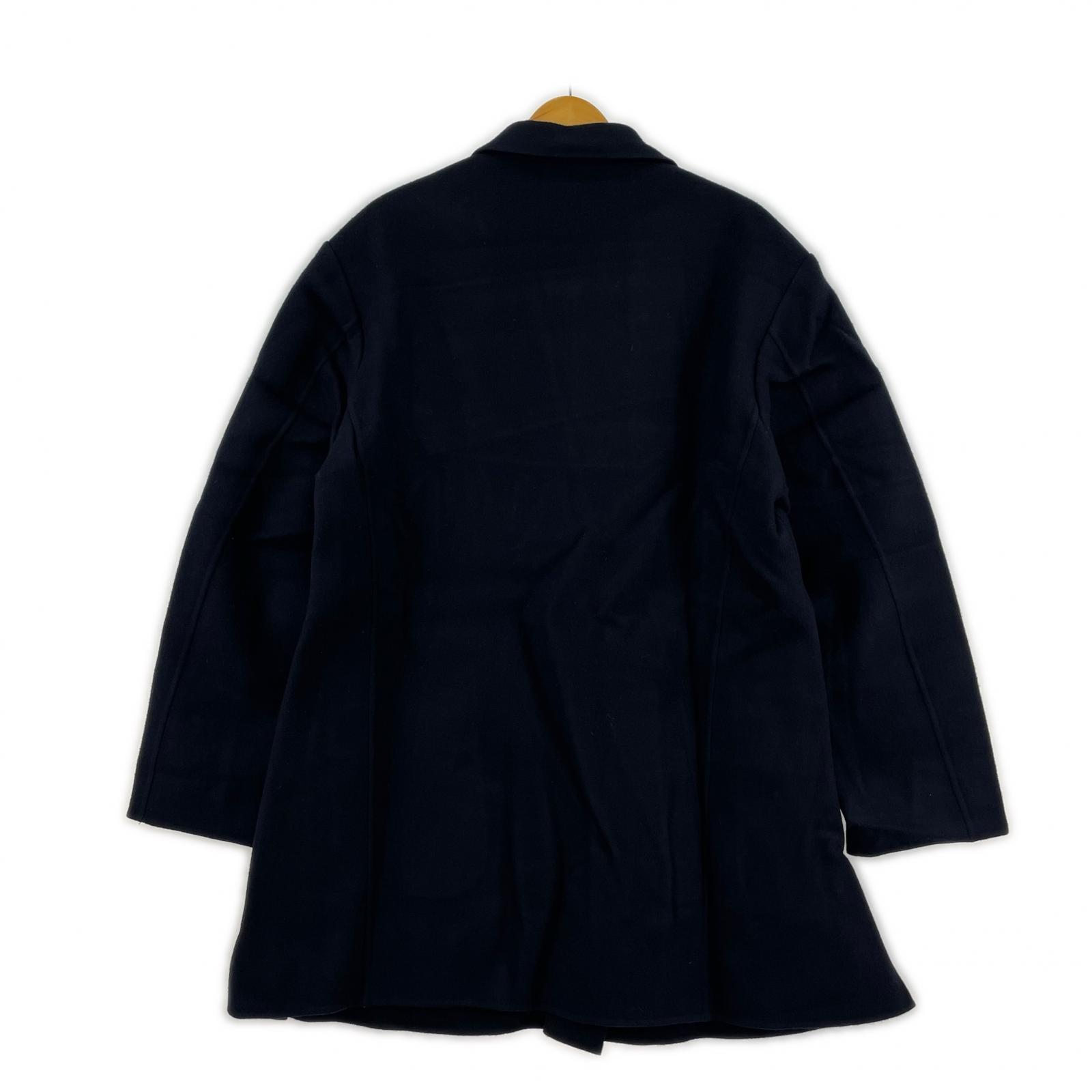 その他アウター 22AWJEFFERSON 比翼チェスターコート M ネイビー M