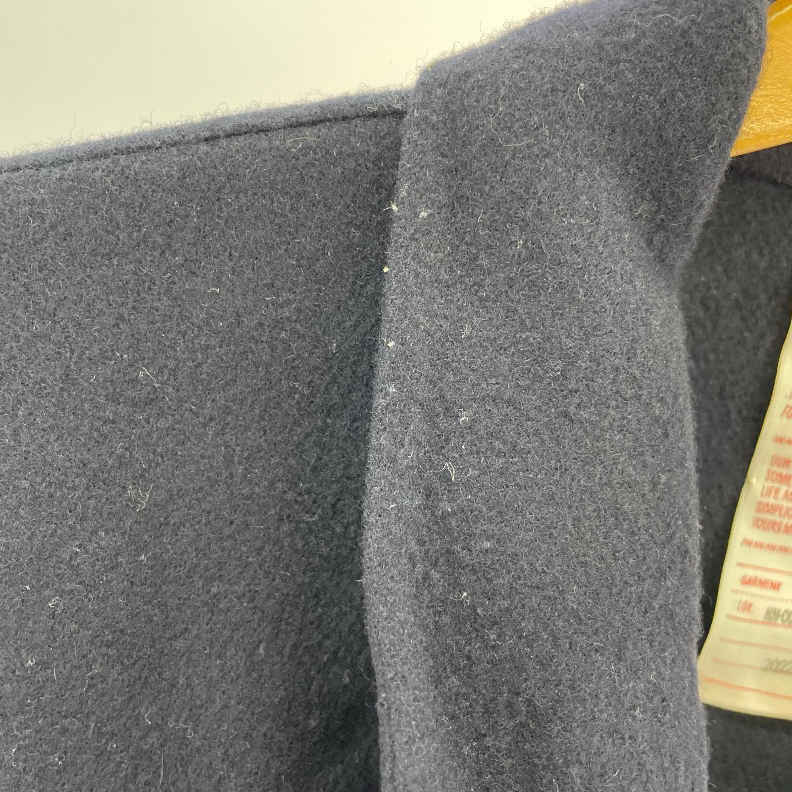 その他アウター 22AWJEFFERSON 比翼チェスターコート M ネイビー M